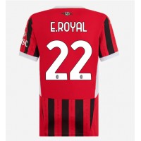 Dámy Fotbalový dres AC Milan Emerson Royal #22 2024-25 Domácí Krátký Rukáv